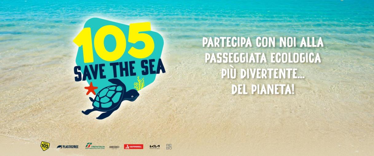 images Trenitalia al fianco di Radio 105 per la campagna sostenibile 105 "Save the sea": oggi tappa a Tropea