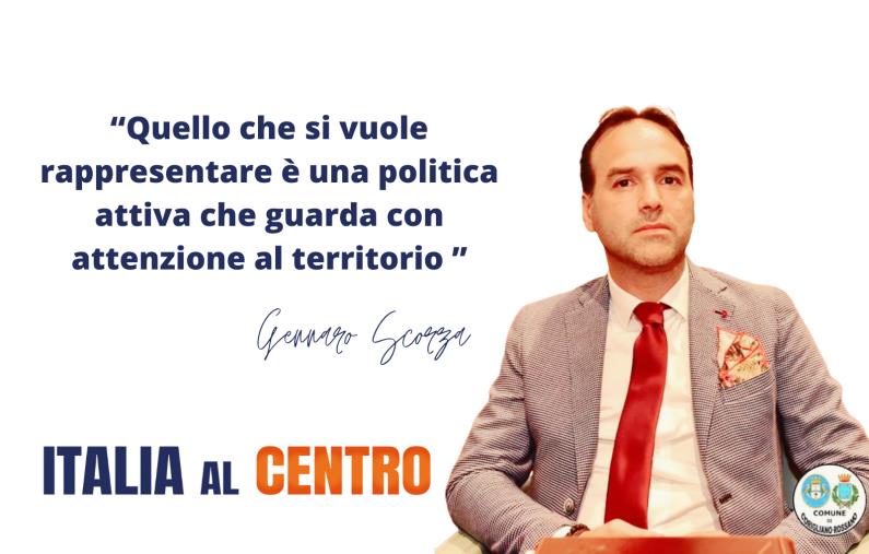 images Corigliano Rossano, ufficializzato il gruppo consiliare di "Italia Al Centro": Gennaro Scorza coordinatore cittadino