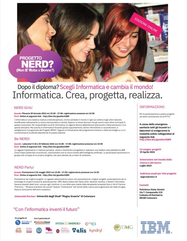 images Catanzaro “NERD-Non E' Roba per Donne”: venerdì il primo appuntamento del progetto Soroptimist rivolto alle studentesse