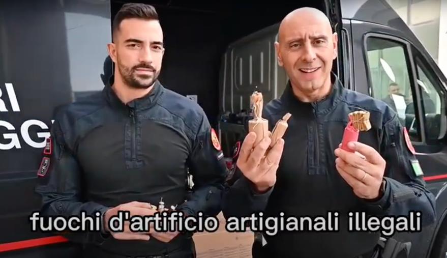 images Dai carabinieri il messaggio sul corretto utilizzo dei fuochi d’artificio legali