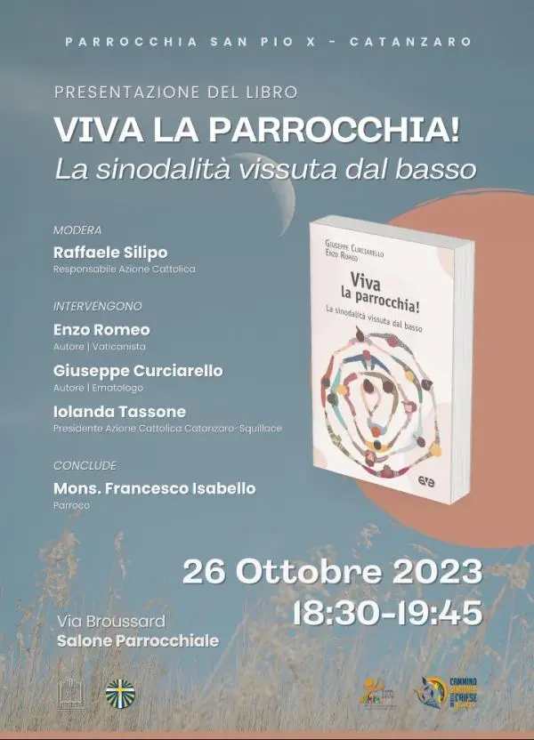 images Catanzaro, il 26 ottobre la presentazione del libro "Viva la parrocchia!" a San Pio X 