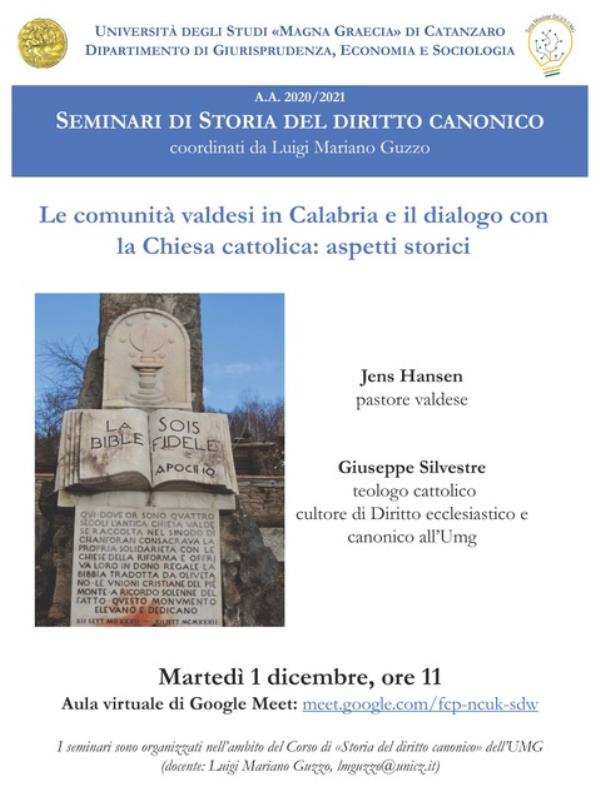 images Domani all’Umg secondo appuntamento dei seminari di Storia del diritto canonico