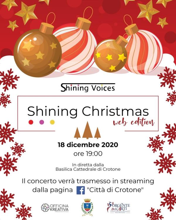 images "Shining Christmas-web edition", il concerto natalizio a Crotone sarà in streaming il 18 dicembre