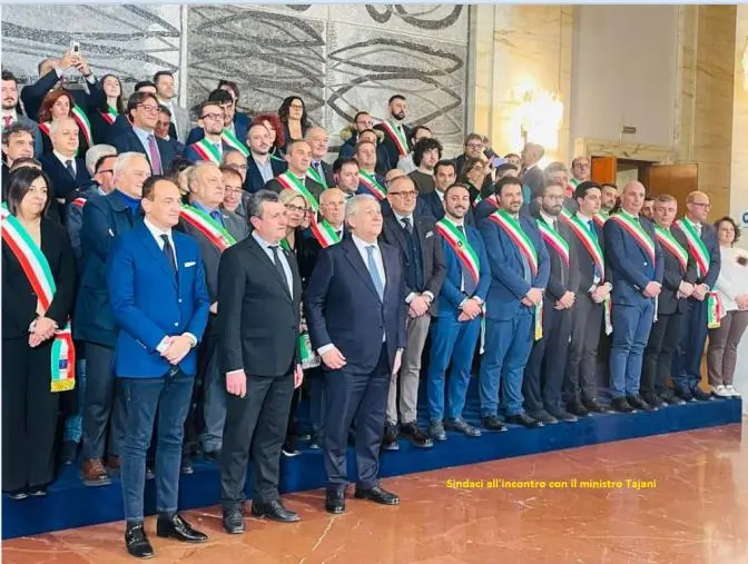 Il ministro Tajani incontra a Roma i Sindaci della Calabria