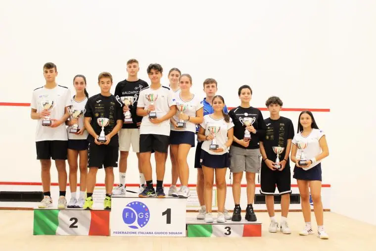 images Squash, al Torneo Italia di Rende brillano gli atleti calabresi