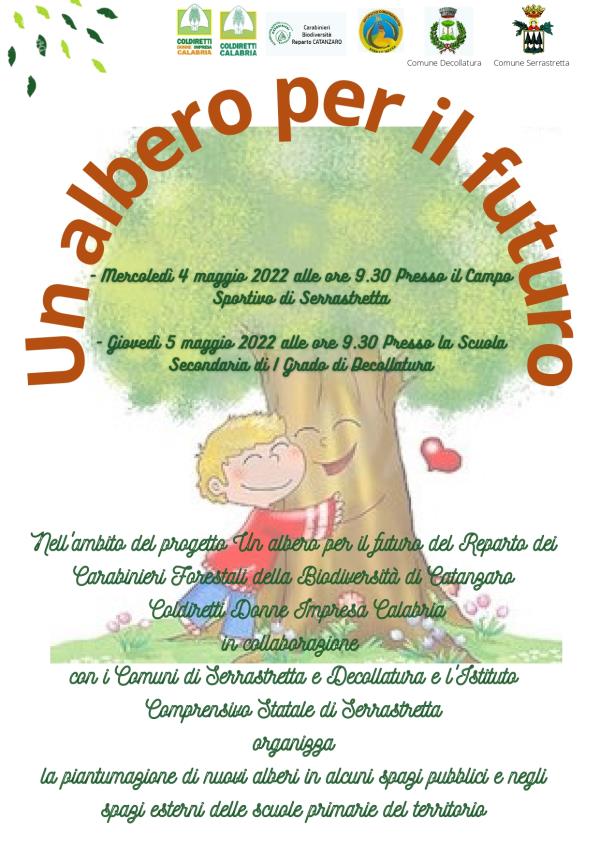 images "Un albero per il futuro", domani e giovedì l'iniziativa di Coldiretti a Serrastretta e Decollatura