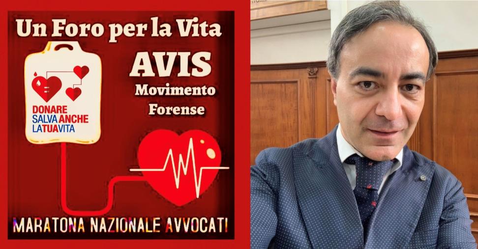 "Un foro per la vita", anche l'avv Rocca (MF) partecipa alla Giornata della donazione del sangue 