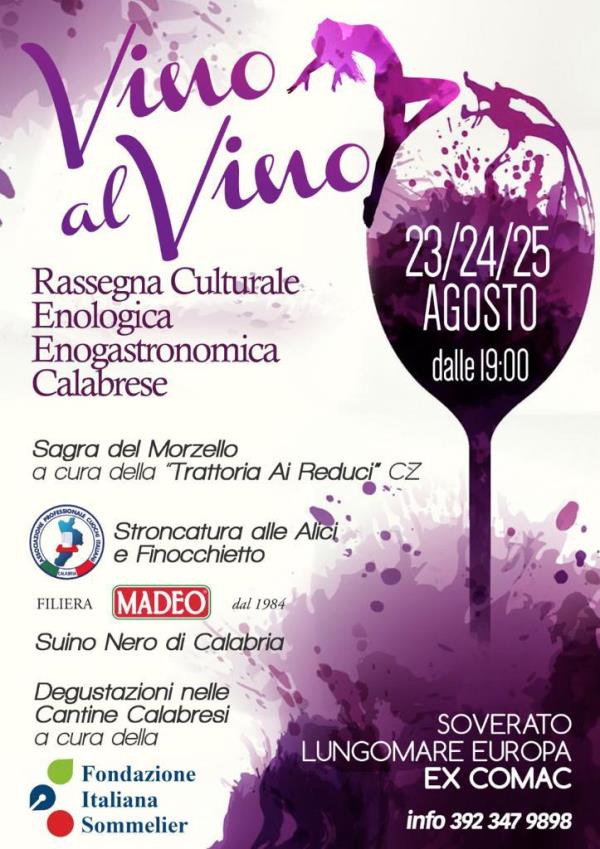 images Tutto pronto a Soverato per la rassegna "Vino al Vino"