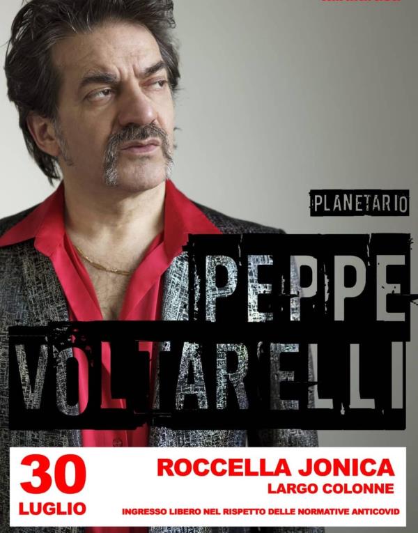 Grande attesa per il live del cantautore Peppe Voltarelli in scena il 30 luglio a Roccella Jonica 