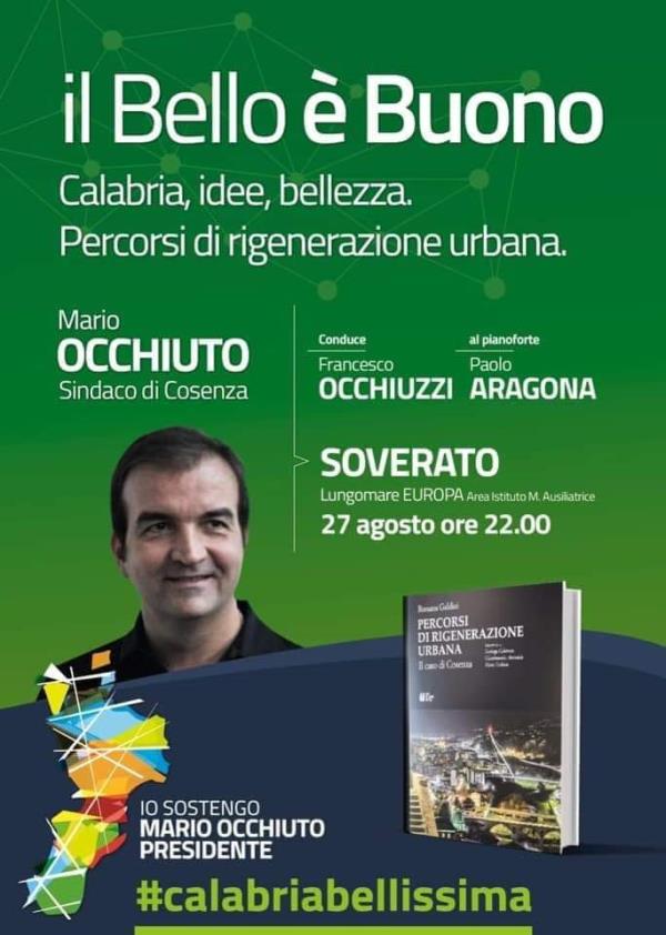 Regionali, il tour di Occhiuto riparte da Soverato 