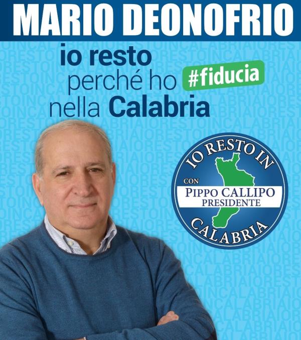 REGIONALI. Deonofrio (Io resto in Calabria): "Si alla rivoluzione dolce, no all'astensionismo e alla valanga verde" 