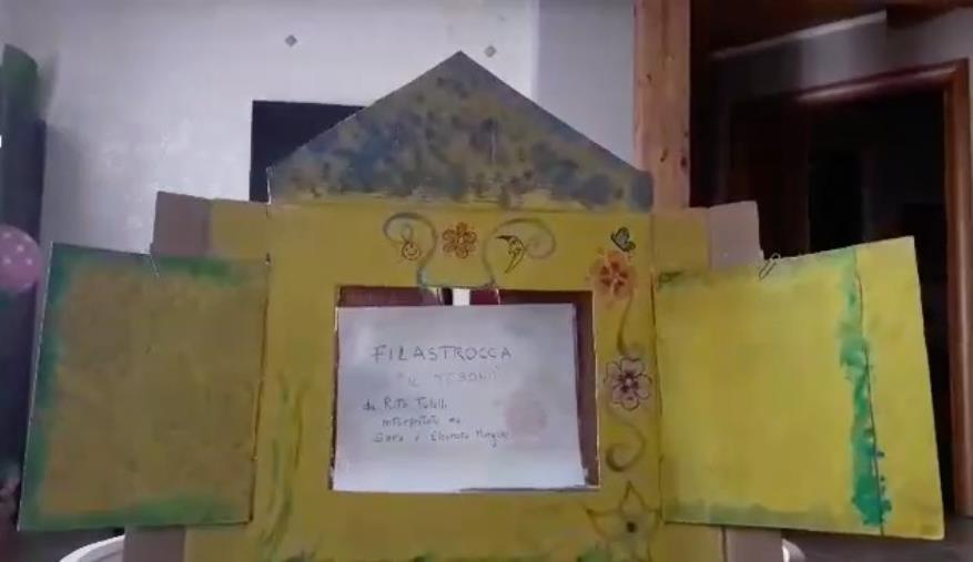 images Le sorelle Eleonora e Sara Mangone della scuola Primaria dell’Istituto di Sersale-Zagarise le protagoniste di un video con disegni e lettura della poesia “Il tesoro” di Rita Tulelli