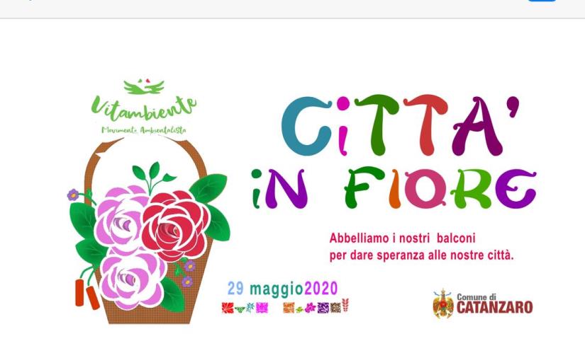 Fase 2. Il 29 maggio al via l'iniziativa “Città in fiore" con l'associazione Vitambiente 