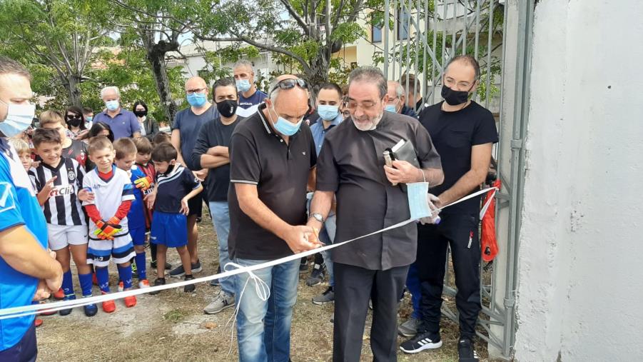 images Presentati l'A.S.D. Skylletion e lo stadio 'risistemato'. Il presidente Mauro: "Occasione di unione per la comunità" (FOTO e VIDEO)