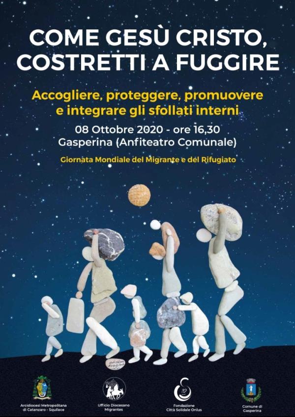 images “Come Gesù Cristo costretti a fuggire”, giovedì 8 ottobre a Gasperina la 106a Giornata del Migrante e del Rifugiato