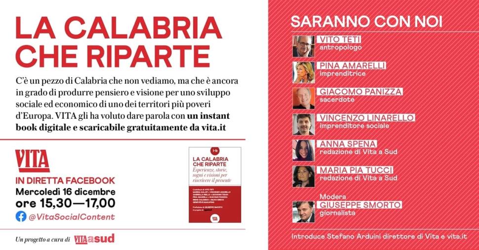 images Oggi in diretta facebook la presentazione dell'instat book "La Calabria che riparte"