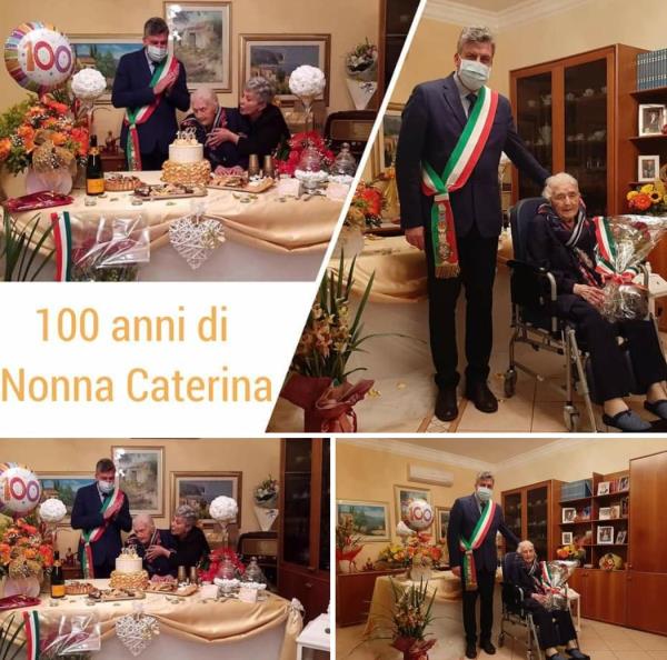 images Sellia Marina. Nonna Caterina spegne cento candeline 