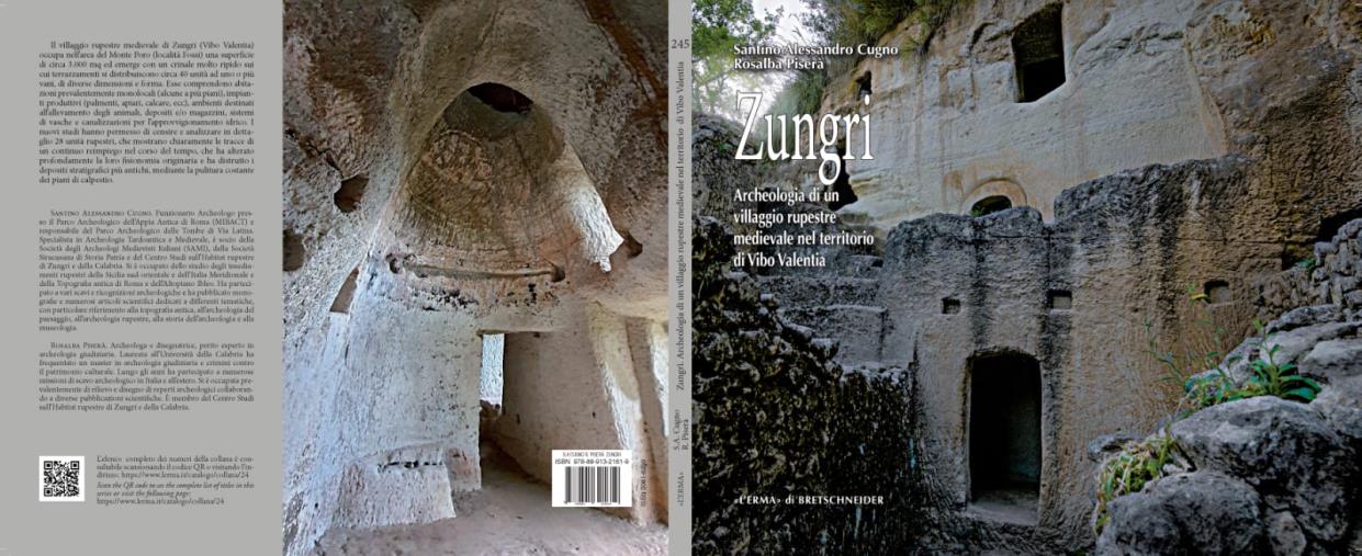 images Il villaggio rupestre di Zungri nel nuovo libro degli archeologi Santino Alessandro Cugno e Rosalba Piserà