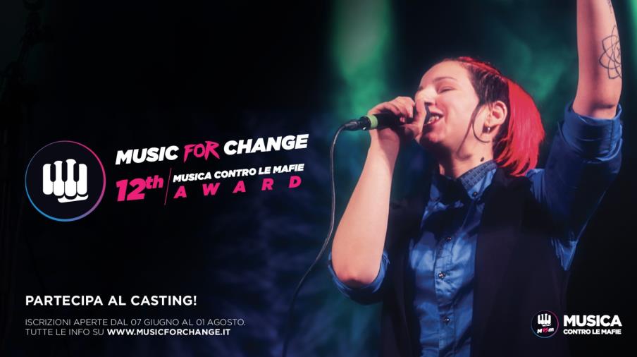 images "Musica contro le mafie Award” per la sua XII edizione si trasforma in “Music for change”: da oggi le iscrizioni (VIDEO)