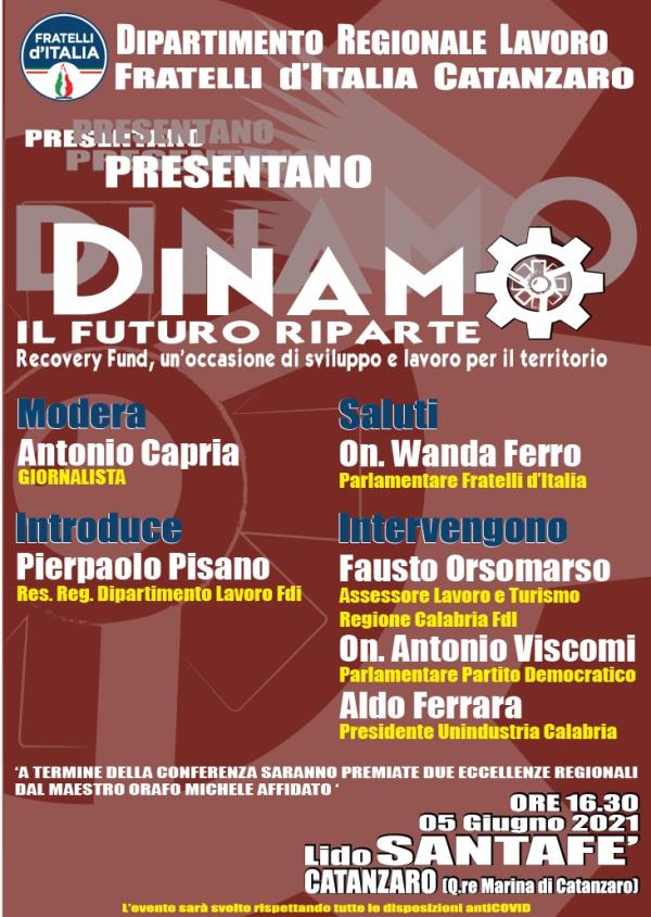 images Domani al Santafè "Dinamo! Il Futuro Riparte": dibattito organizzato da Fratelli d’Italia  