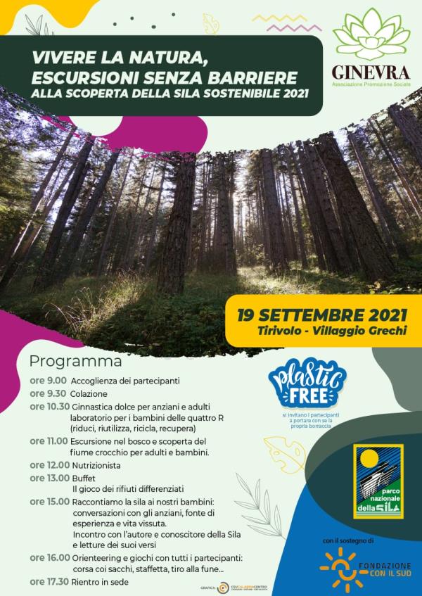 images Cropani. Una domenica dedicata all'inclusione e alla natura con l’associazione Ginevra: appuntamento in Sila per il 19 settembre 