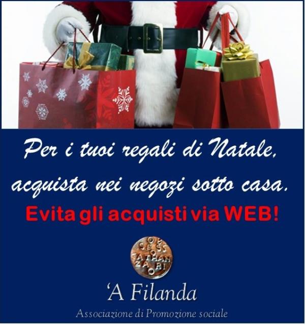 images Catanzaro. Commercio, Ventura ('A Filanda): "Comprare online? No Grazie! Questo Natale i miei acquisti li faccio nei negozi sotto casa"