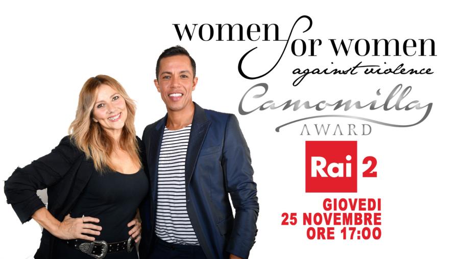 images “Women for Women against violence – Camomilla Award”, domani su Rai 2 la kermesse pensata dalle donne per le donne 