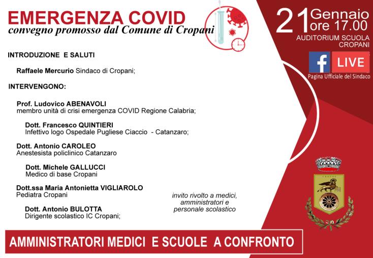 images Cropani. 'Emergenza Covid', l'Amministrazione comunale promuove un convegno 