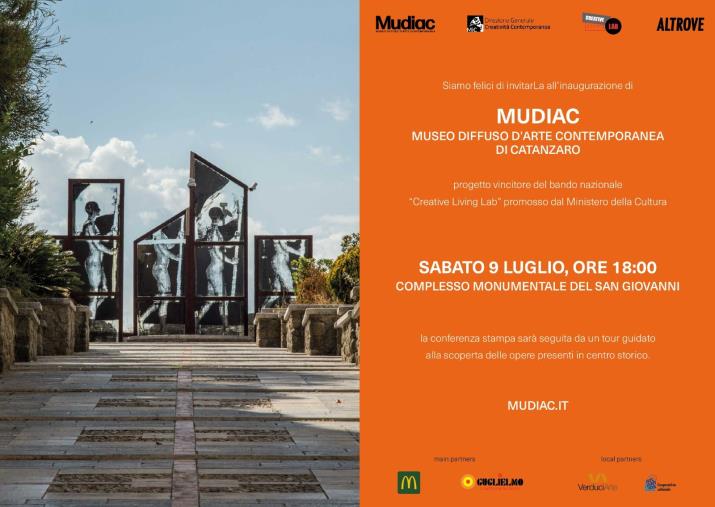 images Inaugura domani a Catanzaro il Mudiac, Museo diffuso di Arte Contemporanea