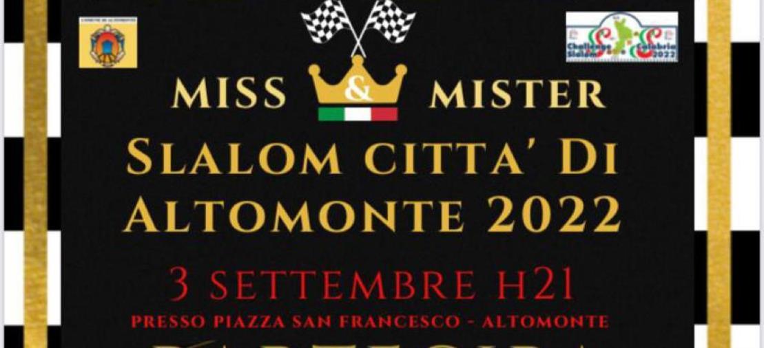 images Sabato 3 settembre appuntamento con "Miss e Mister Slalom Città di Altomonte 2022"