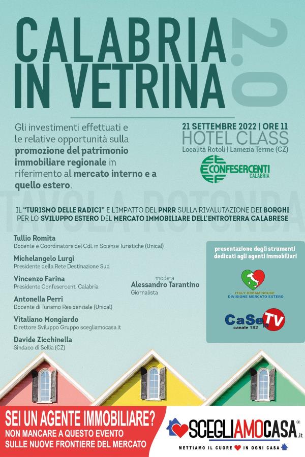 images Calabria in vetrina 2.0, la promozione del patrimonio immobiliare al centro di un incontro a Lamezia