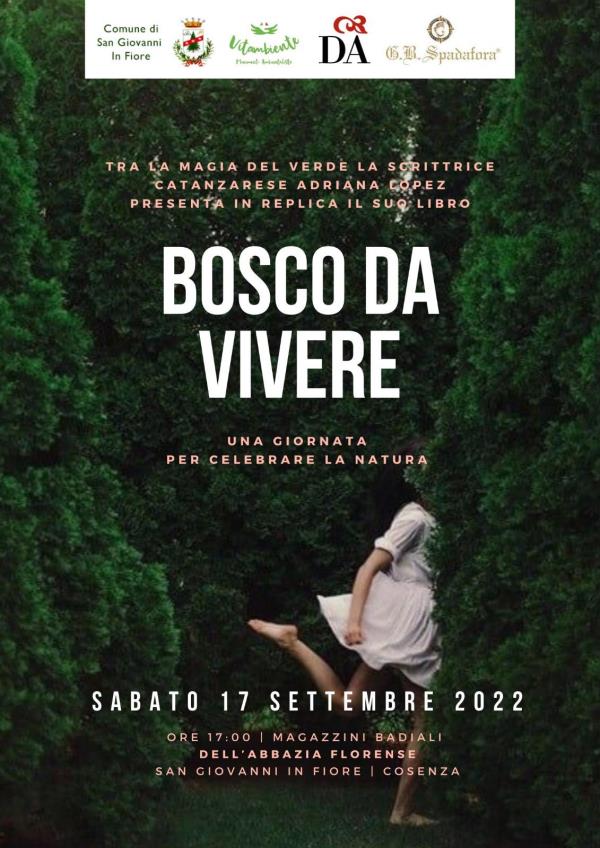 images La scrittrice Adriana Lopez presenta il suo "Bosco da Vivere" nel verde di San Giovanni in Fiore
