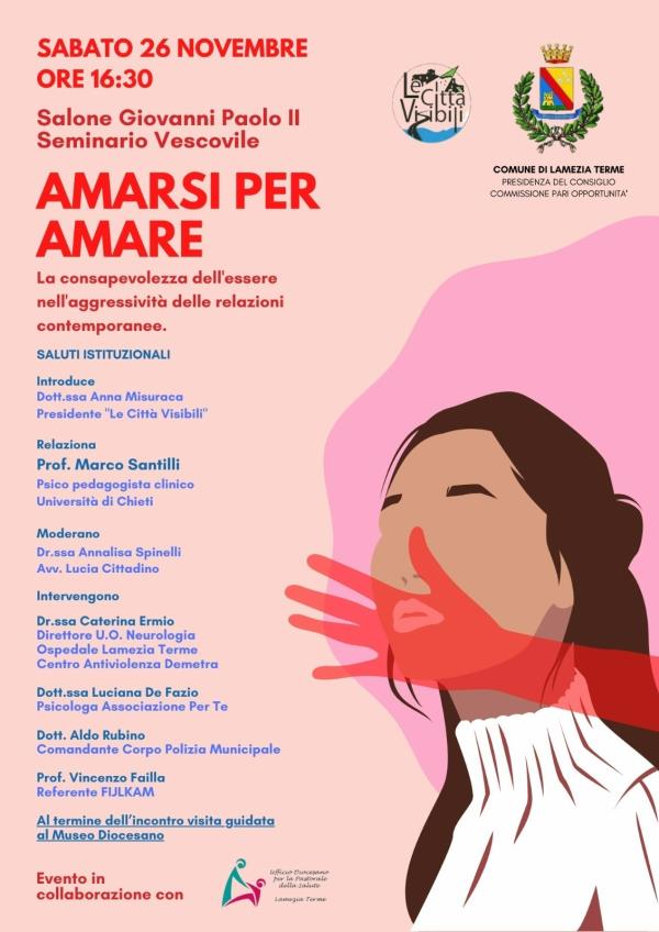 images "Amarsi per amare": a Lamezia Terme l'evento dedicato alla lotta contro la violenza di genere