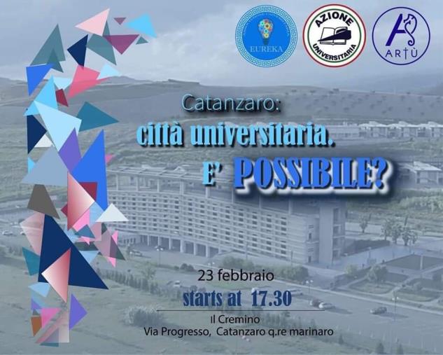 images "Catanzaro città universitaria: è possibile?": giovedì 23 febbraio l'incontro-dibattito