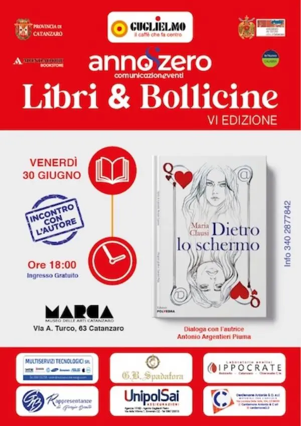 images Libri & Bollicine presenta "Dietro lo schermo" di Maria Clausi