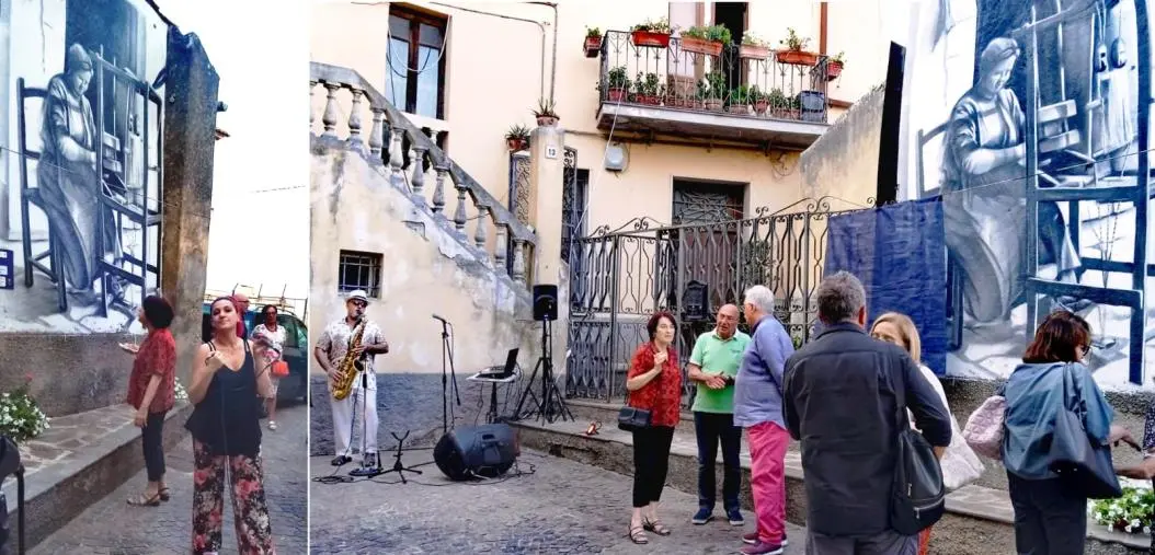 images Inaugurato il murales in piazzetta Filanda a Catanzaro