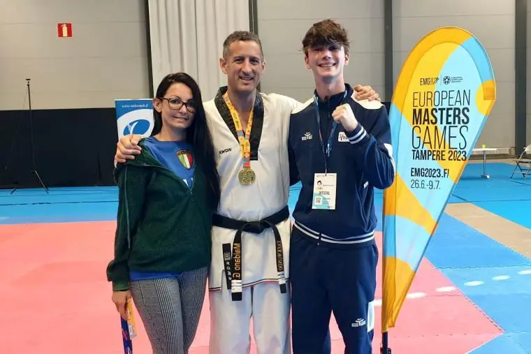 images Oro e bronzo ai Master di Taekwondo Europei per il catanzarese Giampiero Maidano
