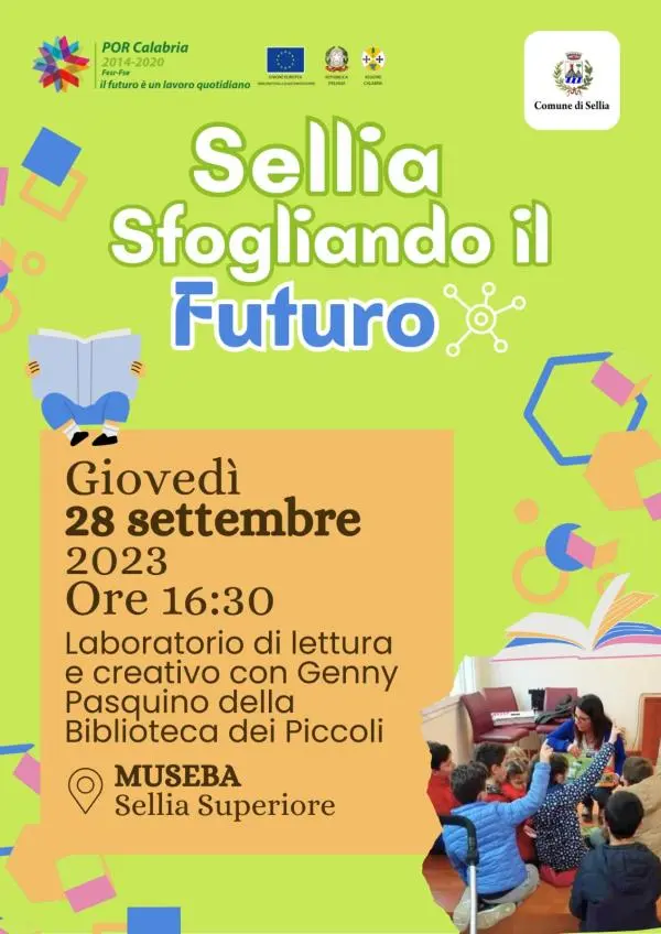 images Sellia, domani l'appuntamento con l'iniziativa: "Laboratorio di lettura e creativo con Genny Pasquino della Biblioteca dei Piccoli"