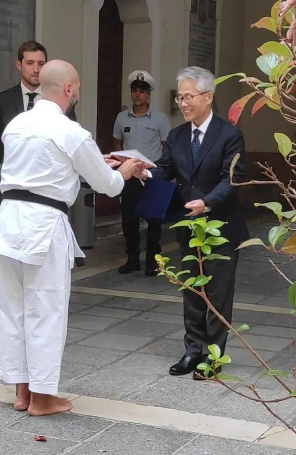 images Visita dell'ambasciatore giapponese a Catanzaro, incontro con gli atleti della Ssd Sport Ring