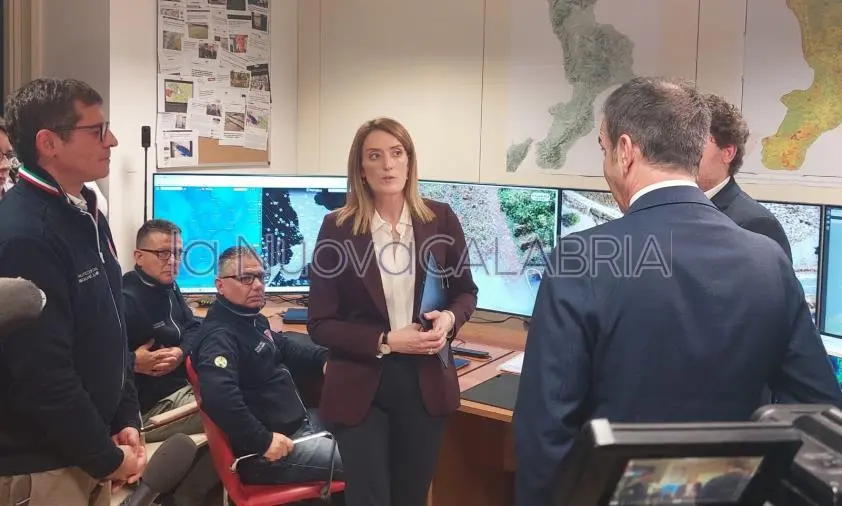 La Presidente del Parlamento Europeo Roberta Metsola in Calabria: l'incontro con Occhiuto