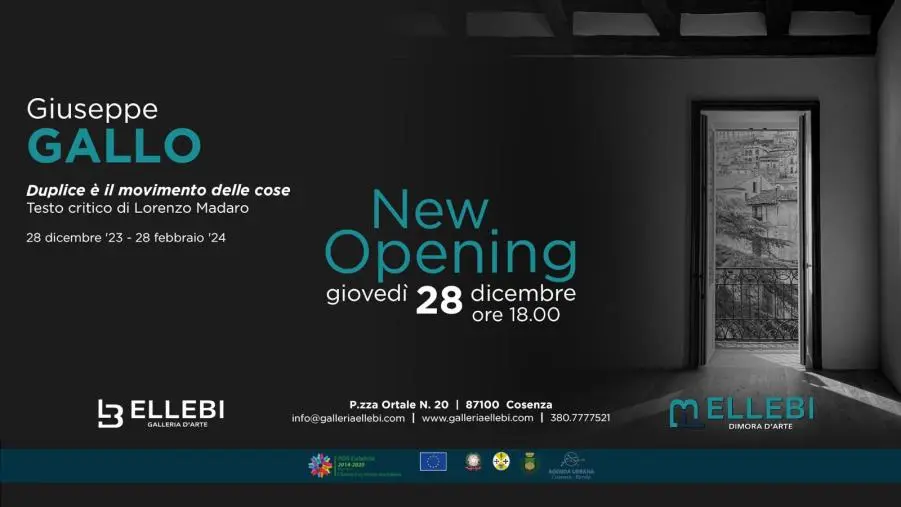 A Cosenza inaugura domani 28 dicembre la "Dimora d'arte" della storica galleria "Ellebi"