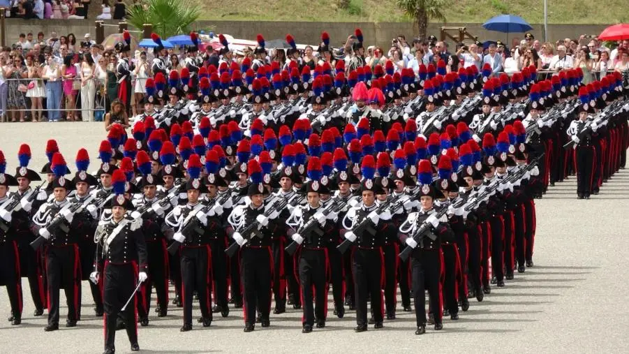 Cerimonia di Giuramento Solenne e di apposizione degli Alamari degli Allievi Carabinieri
