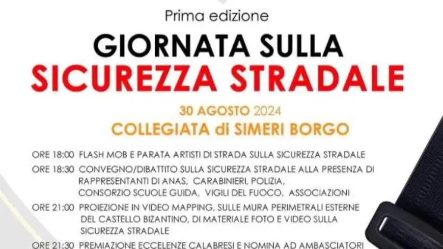 Tutto pronto a Simeri Borgo per la Giornata sulla sicurezza stradale 