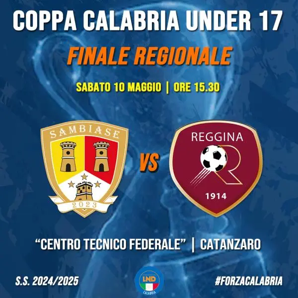 Calcio Giovanile, al “Federale” di Catanzaro si assegnano Coppa Calabria U17 e titolo regionale U15