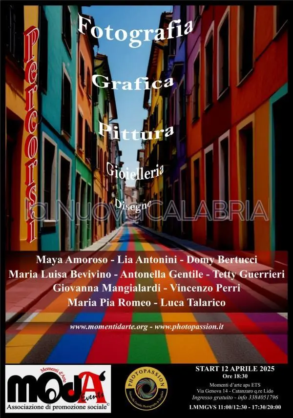 images Mostra "Percorsi" presso l'Associazione Momenti D'Arte di Catanzaro