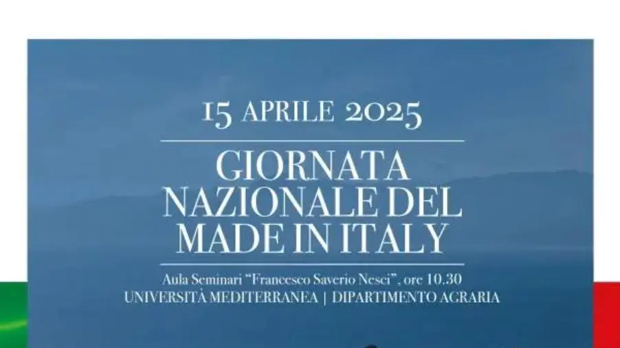 images Il 15 aprile Giornata Nazionale del Made in Italy all’Università Mediterranea di Reggio