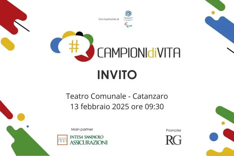 Catanzaro, il teatro Comunale ospita la seconda tappa di #CAMPIONIdiVITA