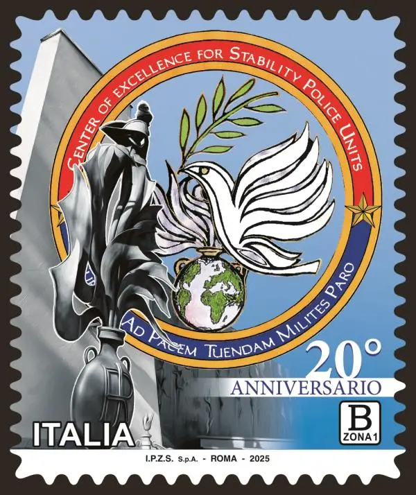 Poste italiane emette il francobollo "Center of Excellence for Stability Police Units"