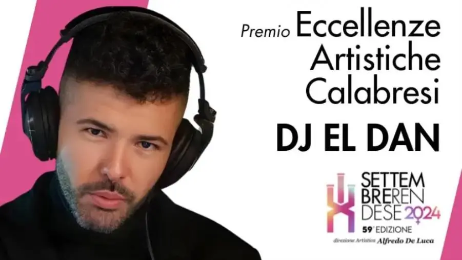 images DJ El Dan riceve il premio “Eccellenze Artistiche Calabresi” al Settembre Rendese
