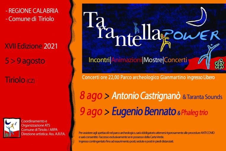 images Tiriolo. "Tarantella Power": domani gran finale con Eugenio Bennato